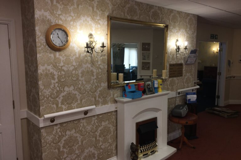 An area of The Grange Care Home where residents love to sit and chatter and say hello to visitors.