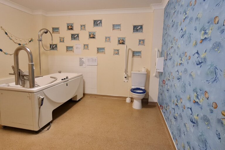 A look at one of the bathrooms at Cranswick Lodge Care Home in Hutton Cranswick near Driffield.