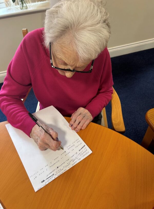 A heartwarming connection has blossomed as the residents at The Grange Care Home in Darlington extend the hand of friendship to the residents at The Limes in Driffield