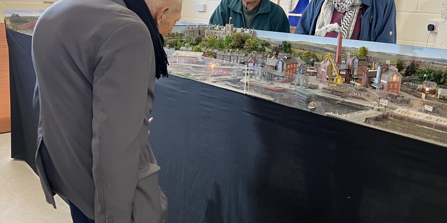 3edward211123 A true train enthusiast and former railway worker, Edward, along with our fantastic Activity Coordinator Michelle, visited the Carlton Railway Society to explore their mesmerising model trains.