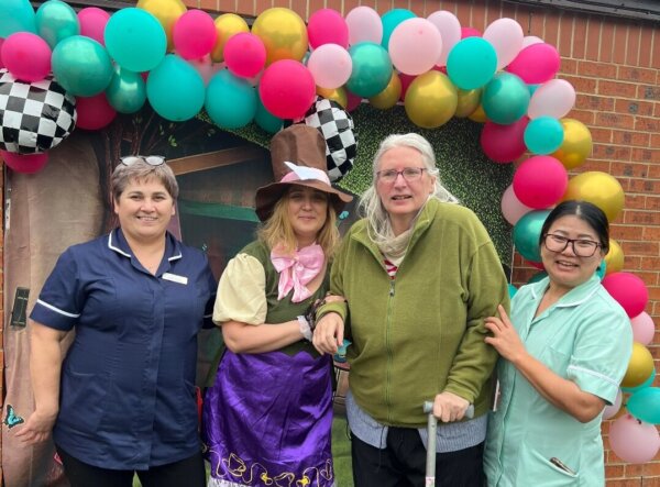 Screenshot_20240506-073616_Messenger Relive the enchantment of the Mad Hatters Tea Party at Maple Lodge Care Home in Catterick. Discover the joy and community spirit from our whimsical afternoon celebration!