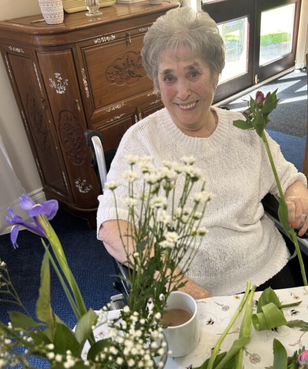 Residents of The Grange Care Home in Darlington thrive during National Gardening Week, engaging in potting and flower arranging to enhance well-being and independence.