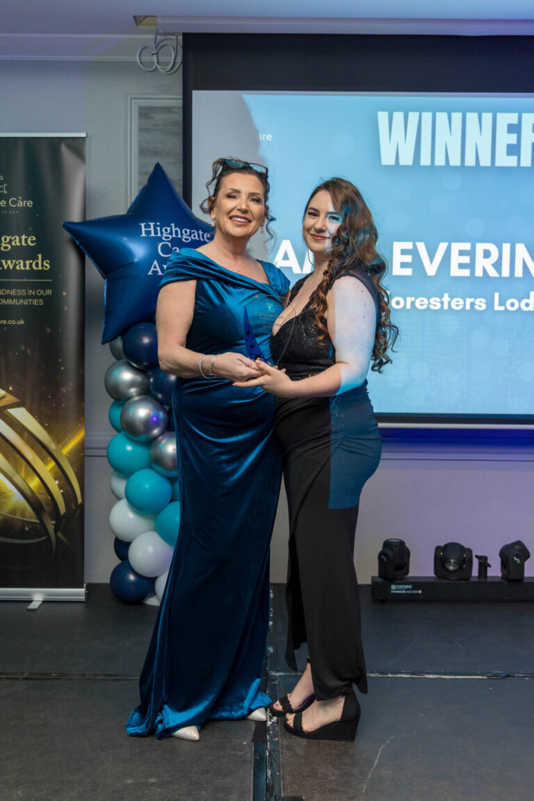 Amy Evertington Foresters Lodge Highgate Care Awards 2026