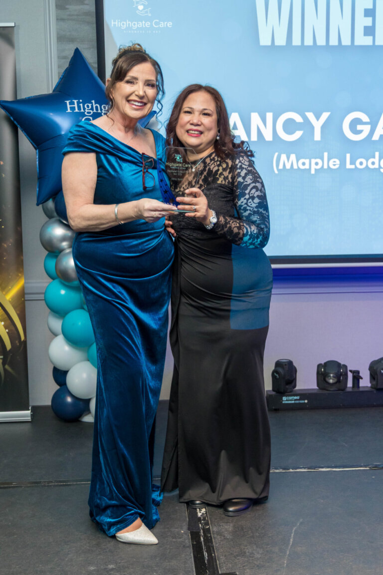 Nancy Garcia Maple Lodge Highgate Care Awards